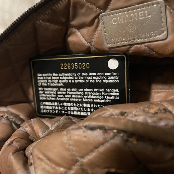 Chanel clutch matte metallic - Picture 2 of 2